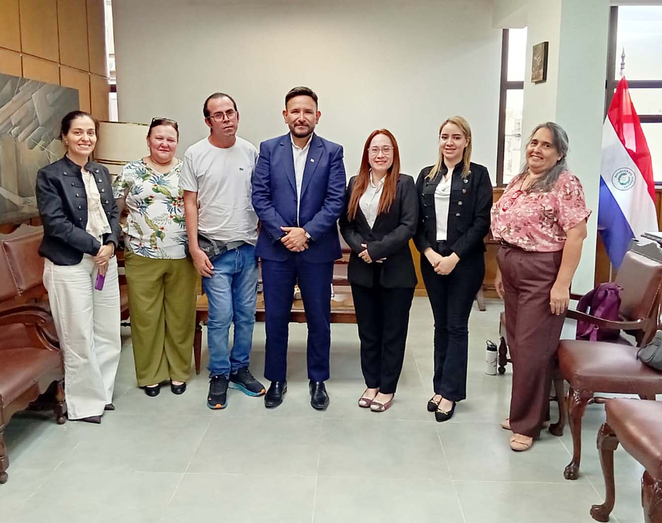 Presidente del IPS se reunió con la Alianza Paraguaya de Enfermedades Raras