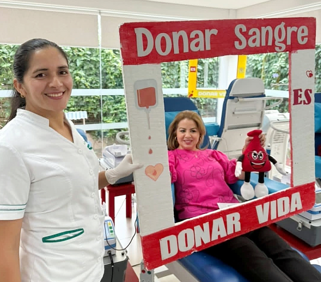 Promueven la donación de sangre con el lema “Tu donación puede marcar la diferencia”