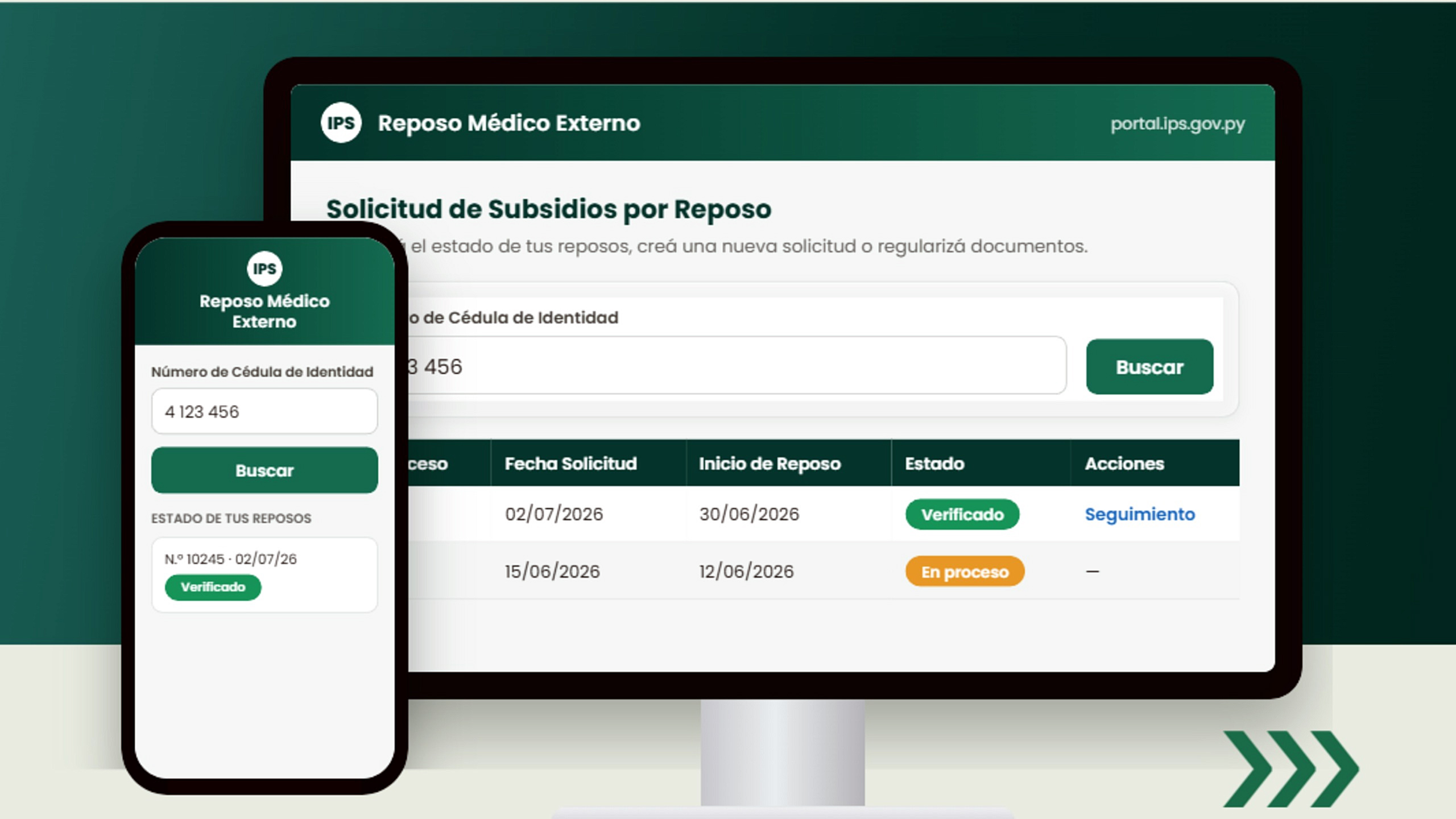 IPS pone en funcionamiento la nueva plataforma que simplifica la solicitud de subsidios por reposos médicos externos