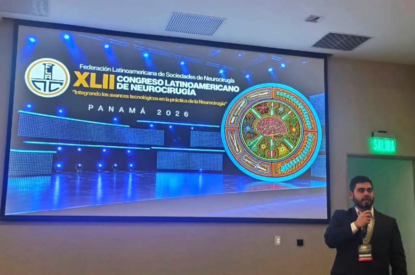 Residente de Ingavi se destaca en el Congreso Latinoamericano de Neurocirugía 2026