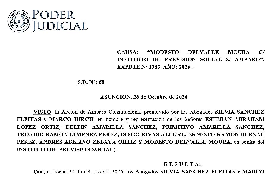 Justicia rechaza amparo promovido por navieros contra el IPS
